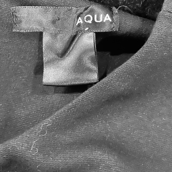 Bloomingdales AQUA Dress Mesh Trim Fit and Flare - Picture 4 of 5